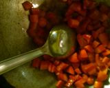 A picture of step 1 of Carrot and Fenugreek sabzi.