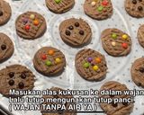 Foto langkah ke 5 dari resep Kue kering coklat wajan 4 bahan.