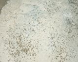 A picture of step 1 of Ajwain poori.