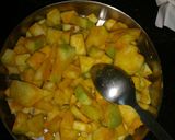 A picture of step 1 of Instant raw mango pickle.