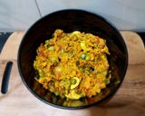 A picture of step 4 of Turmeric Sabji.