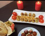 A picture of step 4 of Falafel, Hummus and Pita Bread.