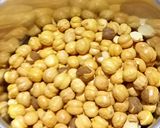 A picture of step 1 of Roasted gram Bhorta.