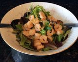 A picture of step 14 of Shrimp in Garlic Sauce Salad (Gambas al Ajillo Salad).