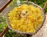 A picture of step 5 of Kesariya Meetha Chawal (Saffron Sweet Rice).