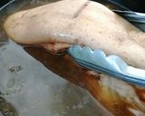 A picture of step 2 of Beef Tongue for Tacos in Slow Cooker.