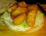 A picture of step 8 of Tex's Simple Scampi Butty 🐠🍞.