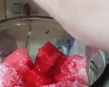 A picture of step 1 of Watermelon 🍉 popsicle.