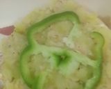 A picture of step 3 of Bun style pakoray.