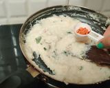 A picture of step 6 of Kaju peanut samak rice chatpata katli.