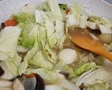 Foto langkah ke 5 dari resep Sapo Tahu Ayam Jamur.