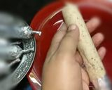 A picture of step 3 of Handmade Chicken sausage.