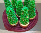 Φωτογραφία βήματος 6 της συνταγής Cupcakes δεντράκια 🎄
