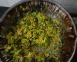 A picture of step 6 of Ridge gourd egg fry.