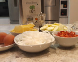 Foto del paso 1 de la receta: Tortilla de patata y calabacín al horno