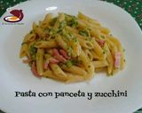 Foto del paso 5 de la receta: Pasta con pancetta y zucchini