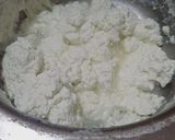A picture of step 1 of Chhena poda.