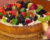 A picture of step 11 of New York baked cheesecake.