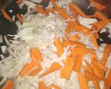 A picture of step 2 of Veg Chowmein.