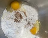 A picture of step 1 of Tres Estrellas Pancake Mix.
