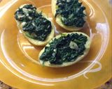 Foto del paso 4 de la receta: Patata rellena de espinaca