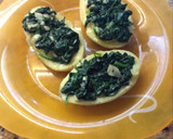 Foto del paso 4 de la receta: Patata rellena de espinaca