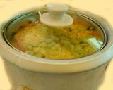 A picture of step 5 of Masoor dal lima beans rice.