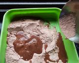 A picture of step 5 of Wheat flour chocolate cake.