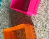 A picture of step 3 of Rakshabandhan healthy squares.