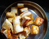 A picture of step 2 of Paneer Bhapa Bengali style.