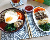 Foto langkah ke 9 dari resep Bibimbap (Nasi Campur Daging Dan Sayuran).