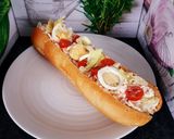 Une image de l'étape 3 de Sandwich fraîcheur au surimi et crudités 😋 #janvier.