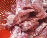 A picture of step 3 of Aschar ghosht.
