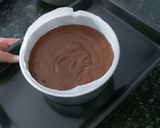 A picture of step 8 of Ragi Chocolate Cake with Walnut Crunch.