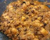 A picture of step 8 of Onam Sadhya Kootu Curry With Kerala Matta Red Rice.