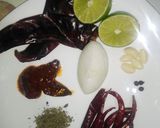 A picture of step 2 of Camarones a la Diabla.