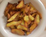 A picture of step 3 of Sweet potatoes chips.
