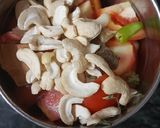 A picture of step 1 of Butter paneer masala.