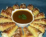 صورة لخطوة 6 من وصفة ليكورني مالحين بحشوة إقتصادية ولذيذة جدا 👍🌙😘❤😚🍵😋🍷🍹😋😋😋