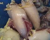 Foto langkah ke 2 dari resep Gulai Cumi isi Tahu Telur.