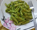 Φωτογραφία βήματος 5 της συνταγής Πέστο με φυστίκι Αιγίνης, αμύγδαλα, σπανάκι και ρόκα