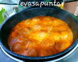 Foto del paso 7 de la receta: Albóndigas con espinacas en salsa de verduras 🍃🥕🍅🥒