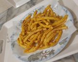 A picture of step 3 of Spicy crunchy french fries❤🔥.