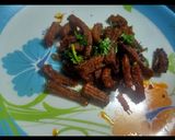 A picture of step 4 of Bombil fry.