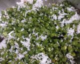 A picture of step 5 of French beans upkari.