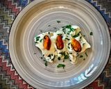Foto del paso 7 de la receta: Rosada en salsa de cebolla y mejillones