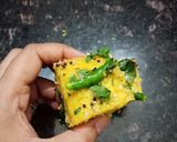 A picture of step 3 of Sprouts Dhokla.