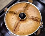 Foto langkah ke 7 dari resep Coffee Chiffon Cake (sifon kopi).
