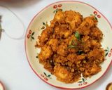 Hình bước làm 1 của món Bữa tiệc Giáng Sinh hình cây thông Noel
