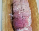 Foto del paso 2 de la receta: Redondo de cerdo relleno con salsa de Pedro Ximénez
